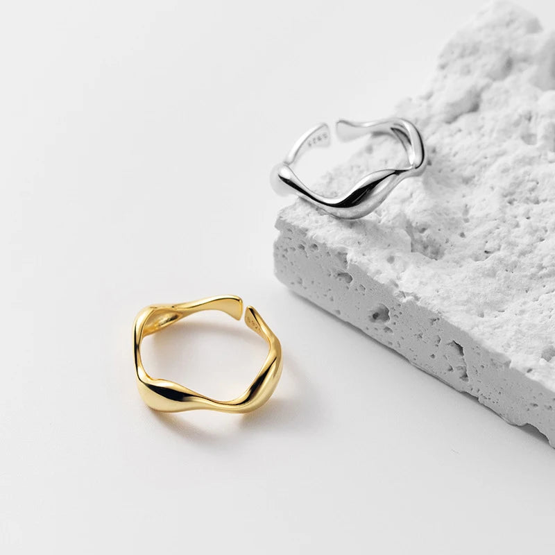 Ocean Curve Ring