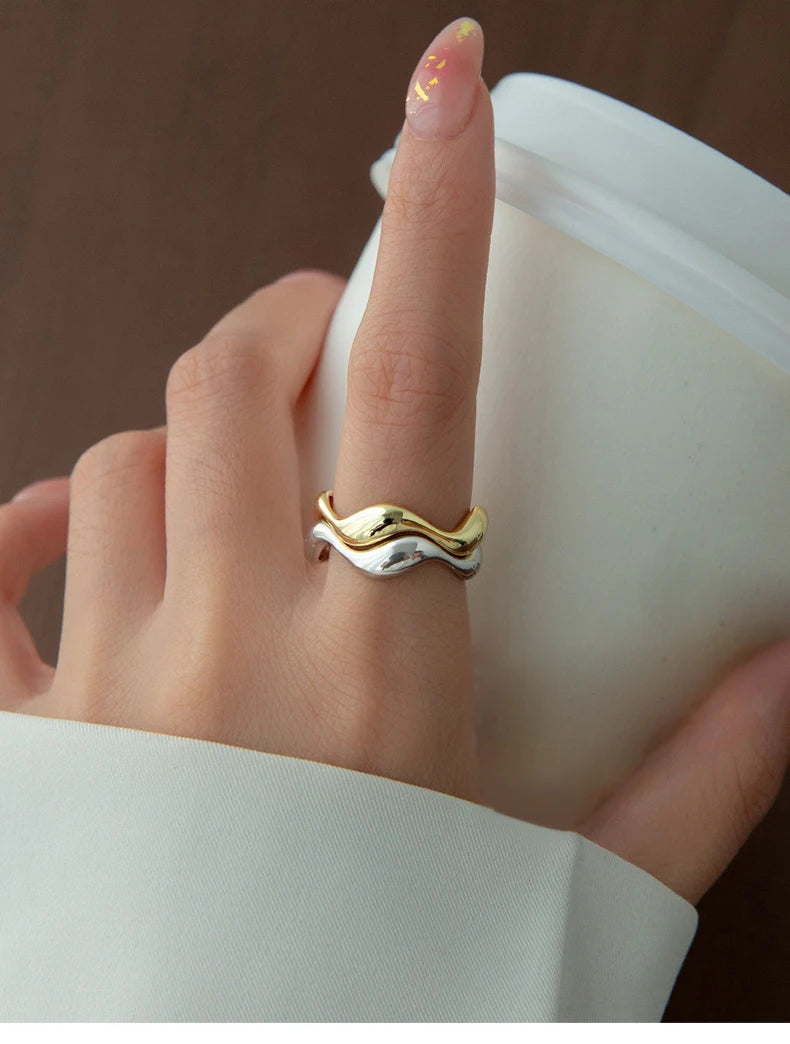 Ocean Curve Ring